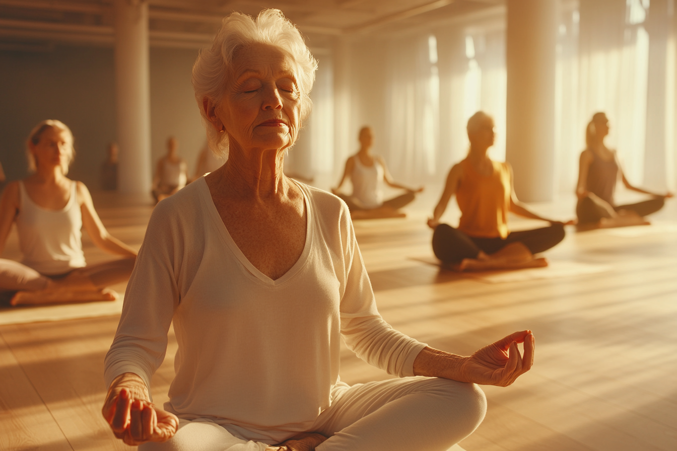 Адаптивні вправи йоги для старшого віку